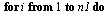 for i to n1 do `:=`(tau, `*`(`+`(i, `-`(1)), `*`(dt))); `:=`(xx[i], evalf(subs(t = tau, xx1))); `:=`(yy[i], evalf(subs(t = tau, yy1))) end do; -1