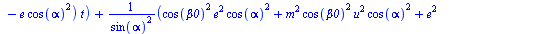 `+`(`/`(`*`(`^`(m, 2), `*`(`^`(`+`(1, u), 2), `*`(`+`(1, `-`(`*`(`^`(cos(alpha), 2))), `*`(`^`(cos(beta0), 2), `*`(`^`(cos(alpha), 2)))), `*`(`^`(t, 2))))), `*`(`^`(sin(alpha), 2))), `-`(`/`(`*`(2, `*...