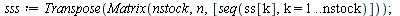 restart; -1; randomize(); -1; with(Statistics); -1; with(plots); -1; with(LinearAlgebra); -1; `:=`(a, .1); -1; `:=`(b, 1); -1; `:=`(n, 100); -1; `:=`(nstock, 12); -1; `:=`(P, 4); -1; for k to nstock d...