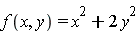 f(x, y) = x^2+2*y^2